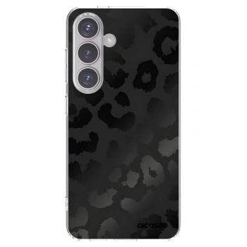 Picasee silikónový prehľadný obal pre Samsung Galaxy S24 S921B 5G - Midnight Leopard