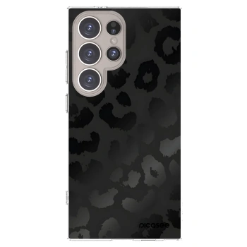 Picasee silikónový prehľadný obal pre Samsung Galaxy S24 Ultra S928B 5G - Midnight Leopard