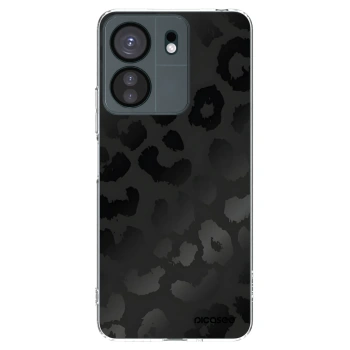 Picasee silikónový prehľadný obal pre Xiaomi Redmi 13C 4G - Midnight Leopard
