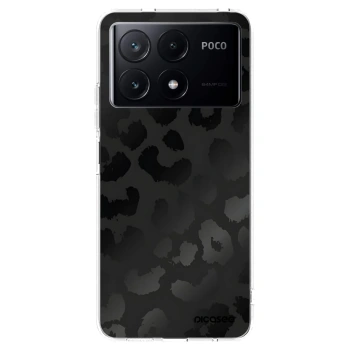 Picasee silikónový prehľadný obal pre Xiaomi Poco X6 Pro - Midnight Leopard