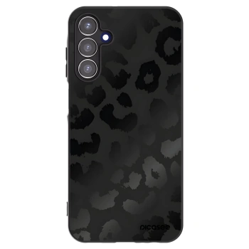 Picasee silikónový čierny obal pre Samsung Galaxy A15 A155F 4G - Midnight Leopard