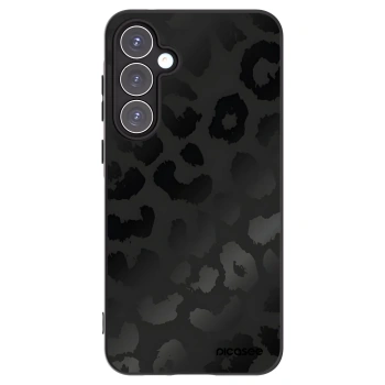 Picasee silikónový čierny obal pre Samsung Galaxy A55 5G A556B - Midnight Leopard