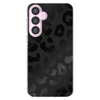 Picasee silikónový prehľadný obal pre Samsung Galaxy A55 5G A556B - Midnight Leopard