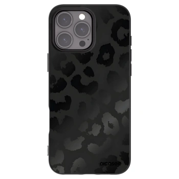 Picasee silikónový čierny obal pre Apple iPhone 16 Pro Max - Midnight Leopard