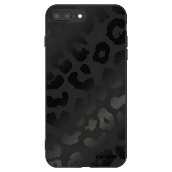 Picasee silikónový čierny obal pre Apple iPhone 8 Plus - Midnight Leopard