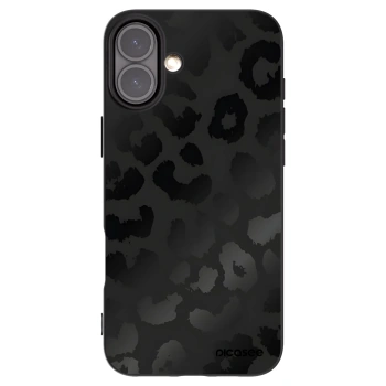 Picasee silikónový čierny obal pre Apple iPhone 16 Plus - Midnight Leopard