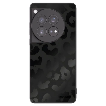 Picasee silikónový čierny obal pre OnePlus 12 5G - Midnight Leopard