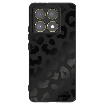 Picasee silikónový čierny obal pre Xiaomi 14T - Midnight Leopard