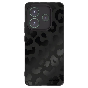 Picasee silikónový čierny obal pre Xiaomi Redmi Note 14 5G - Midnight Leopard