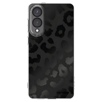 Picasee silikónový prehľadný obal pre Samsung Galaxy S25 Edge 5G - Midnight Leopard
