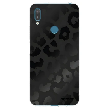 Picasee silikónový prehľadný obal pre Huawei Y7 2019 - Midnight Leopard