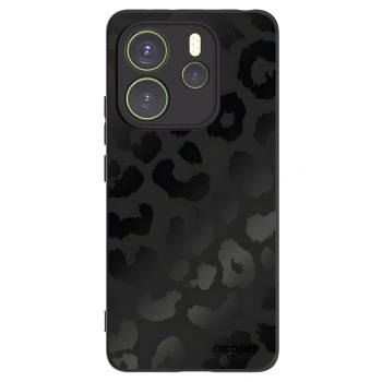 Picasee silikónový čierny obal pre Xiaomi Redmi Note 14 4G - Midnight Leopard