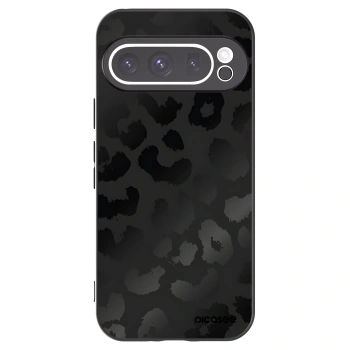 Picasee silikónový čierny obal pre Google Pixel 9 Pro - Midnight Leopard