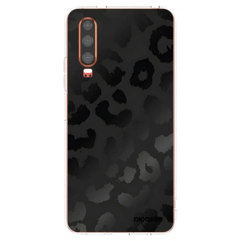 Picasee silikónový prehľadný obal pre Huawei P30 - Midnight Leopard