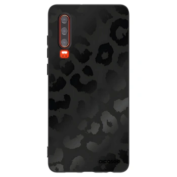 Picasee silikónový čierny obal pre Huawei P30 - Midnight Leopard