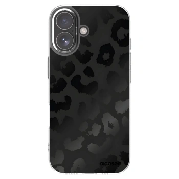 Picasee silikónový prehľadný obal pre Apple iPhone 17 - Midnight Leopard