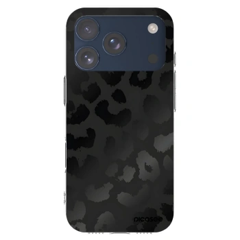 Picasee silikónový prehľadný obal pre Apple iPhone 17 Pro - Midnight Leopard