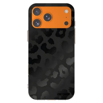 Picasee silikónový prehľadný obal pre Apple iPhone 17 Pro Max - Midnight Leopard