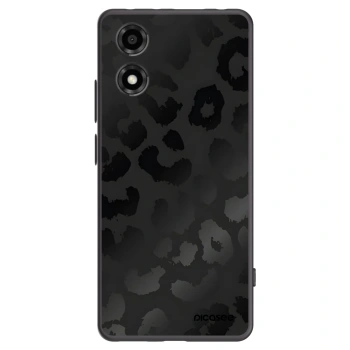 Picasee silikónový čierny obal pre Motorola Moto E14 - Midnight Leopard