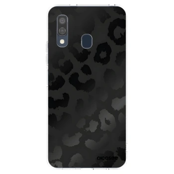 Picasee silikónový prehľadný obal pre Samsung Galaxy A40 A405F - Midnight Leopard