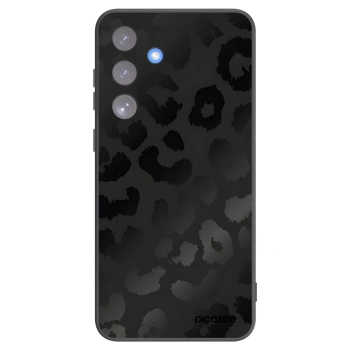 Picasee silikónový čierny obal pre Samsung Galaxy S25 FE 5G - Midnight Leopard