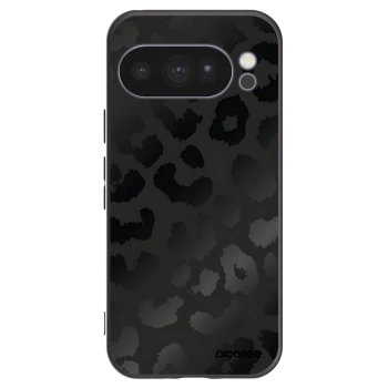 Picasee silikónový čierny obal pre Google Pixel 10 Pro - Midnight Leopard