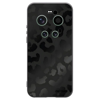 Picasee silikónový čierny obal pre Xiaomi 17 Ultra - Midnight Leopard