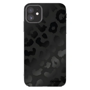 Picasee silikónový prehľadný obal pre Apple iPhone 11 - Midnight Leopard