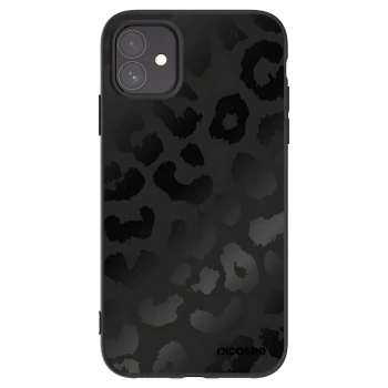 Picasee silikónový čierny obal pre Apple iPhone 11 - Midnight Leopard