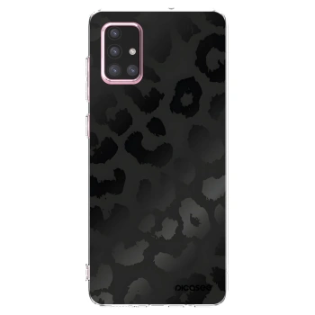 Picasee silikónový prehľadný obal pre Samsung Galaxy A71 A715F - Midnight Leopard
