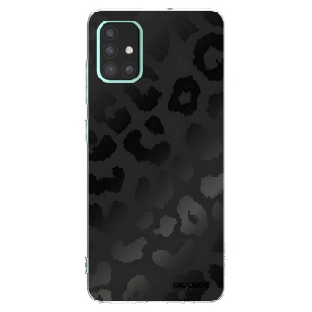 Picasee silikónový prehľadný obal pre Samsung Galaxy A51 A515F - Midnight Leopard