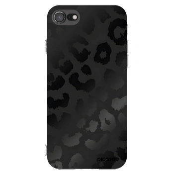 Picasee silikónový prehľadný obal pre Apple iPhone SE 2020 - Midnight Leopard