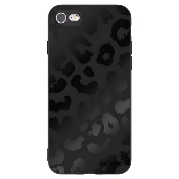 Picasee silikónový čierny obal pre Apple iPhone SE 2020 - Midnight Leopard