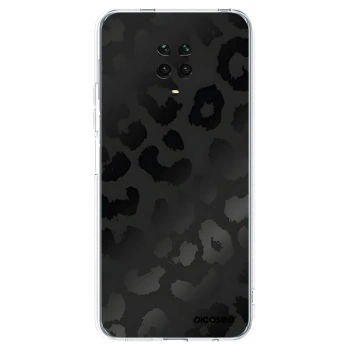 Picasee silikónový prehľadný obal pre Xiaomi Redmi Note 9 Pro - Midnight Leopard