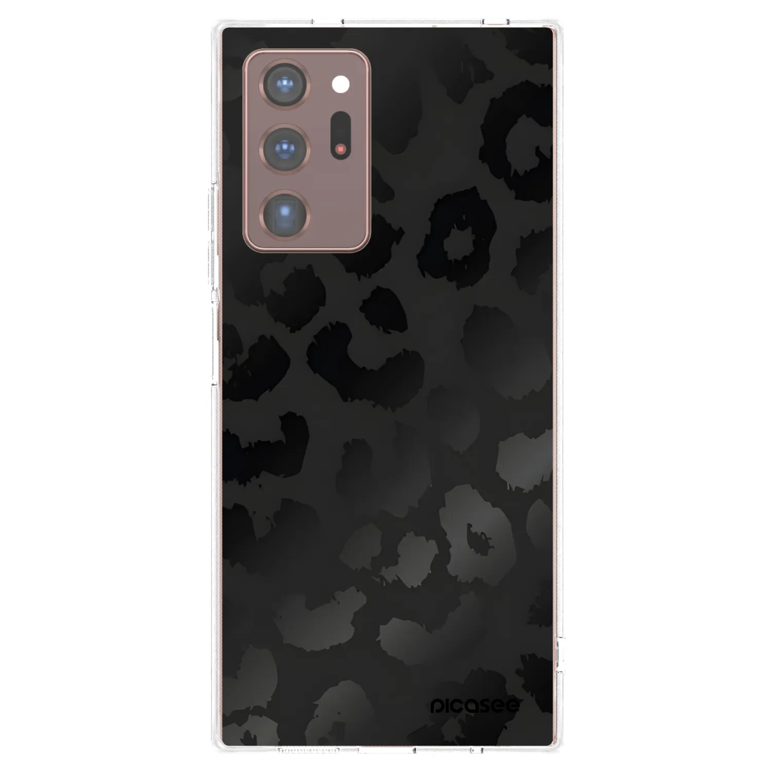 Picasee silikónový prehľadný obal pre Samsung Galaxy Note 20 Ultra - Midnight Leopard
