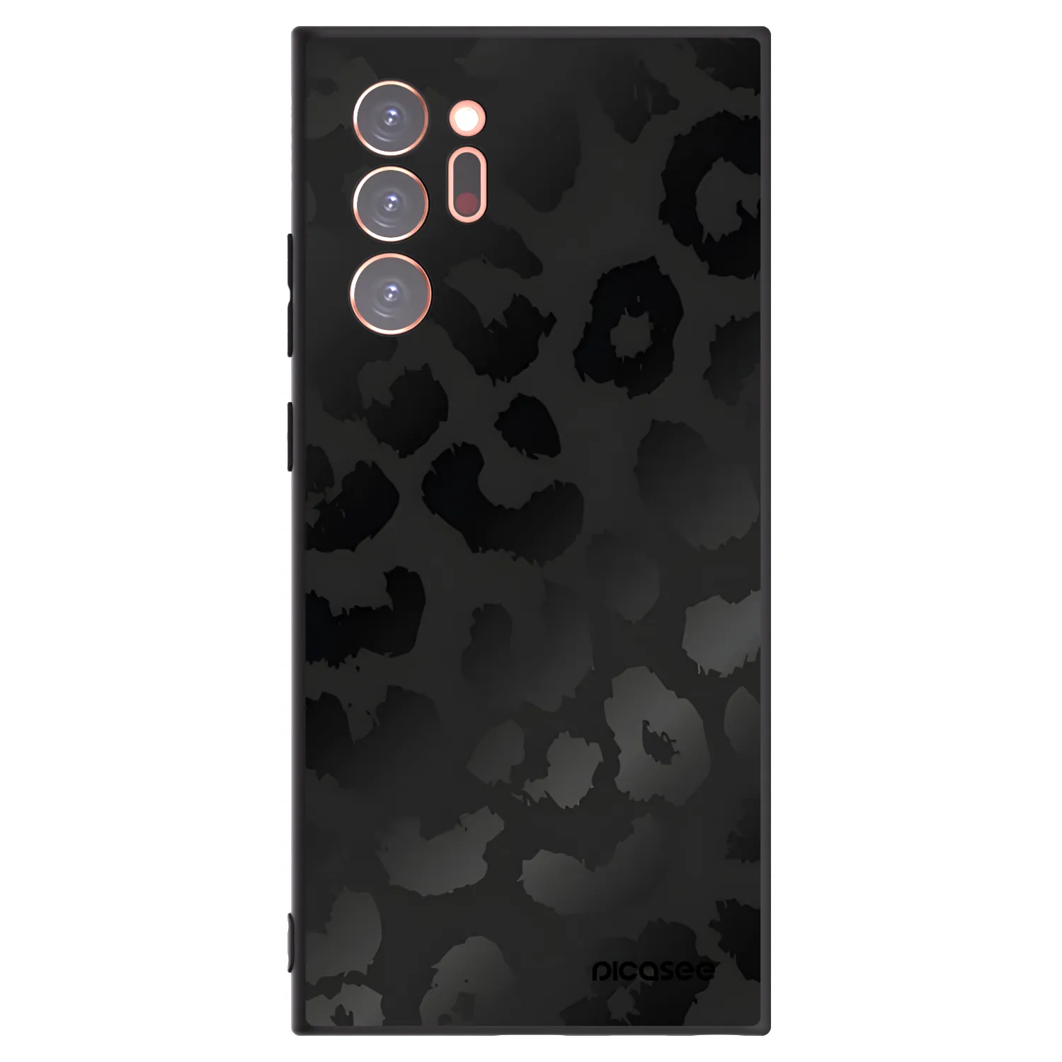 Picasee silikónový čierny obal pre Samsung Galaxy Note 20 Ultra - Midnight Leopard