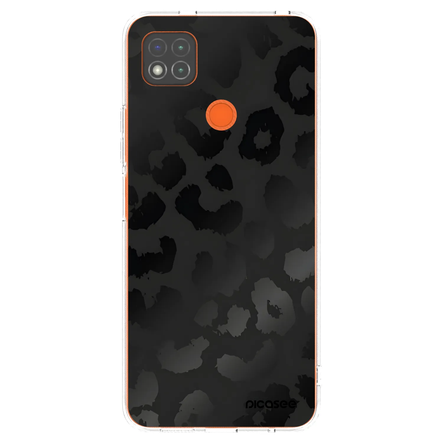 Picasee silikónový prehľadný obal pre Xiaomi Redmi 9C - Midnight Leopard