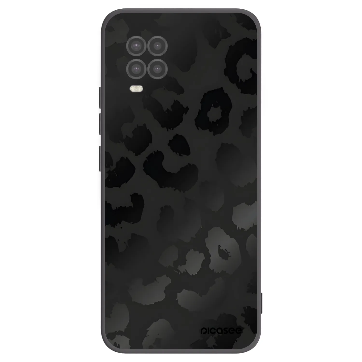 Picasee silikónový čierny obal pre Xiaomi Mi 10 Lite - Midnight Leopard