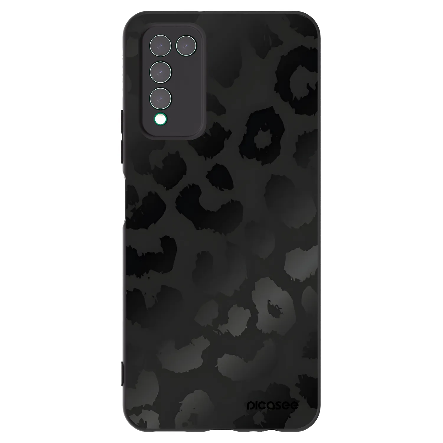 Picasee silikónový čierny obal pre Honor 10X Lite - Midnight Leopard