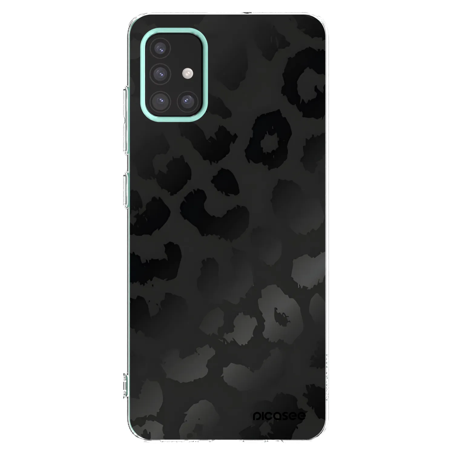 Picasee silikónový prehľadný obal pre Samsung Galaxy M31s - Midnight Leopard