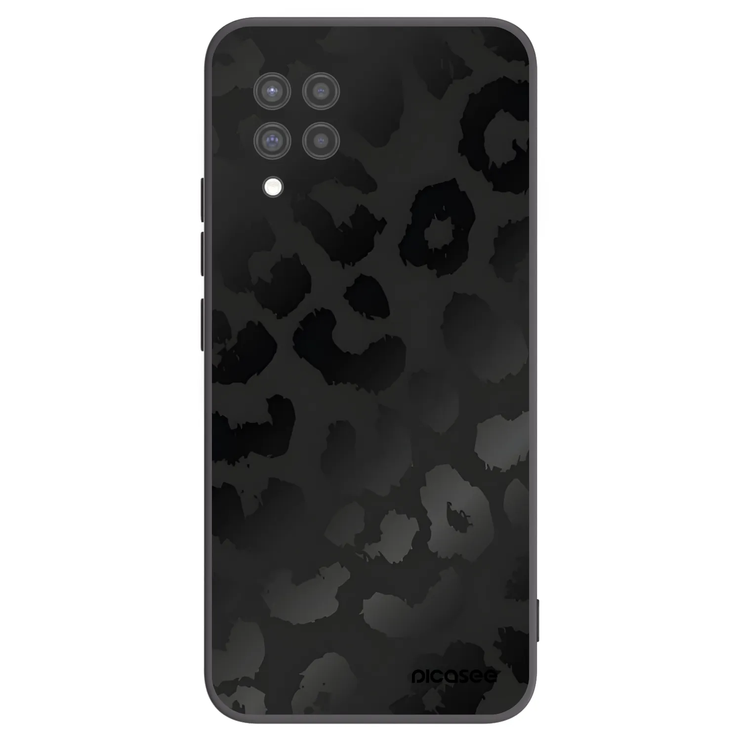 Picasee silikónový čierny obal pre Samsung Galaxy A42 A426B - Midnight Leopard