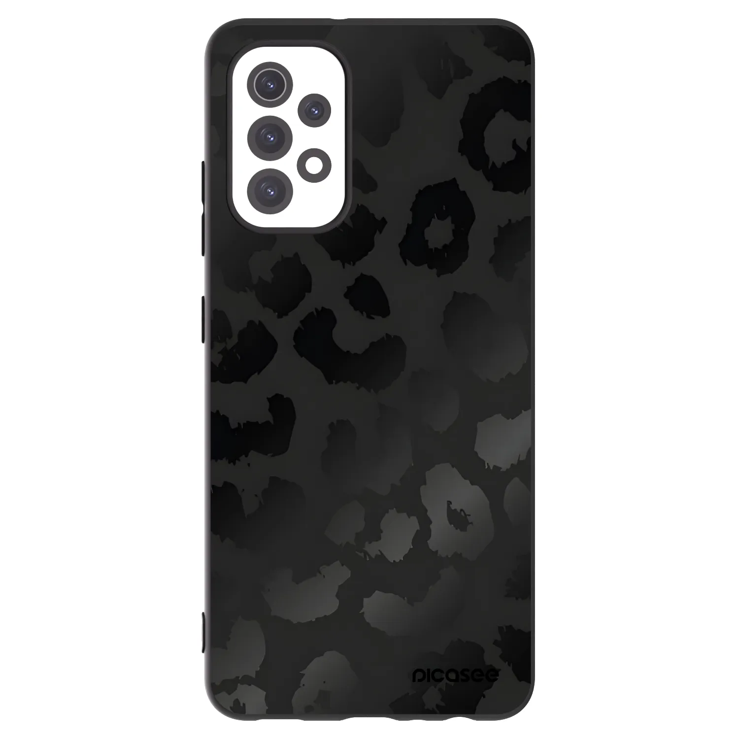 Picasee silikónový čierny obal pre Samsung Galaxy A32 5G A326B - Midnight Leopard