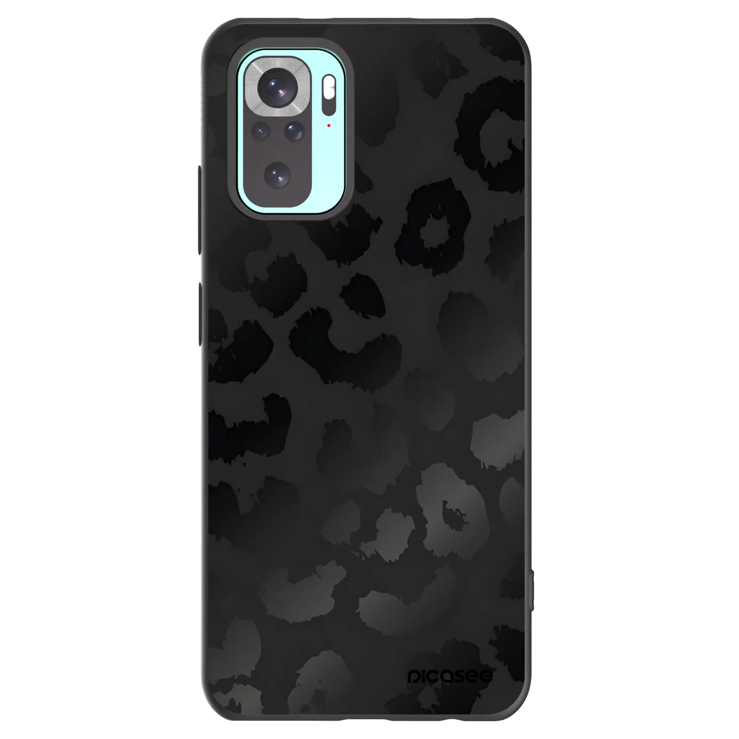 Picasee silikónový čierny obal pre Xiaomi Redmi Note 10 Pro - Midnight Leopard