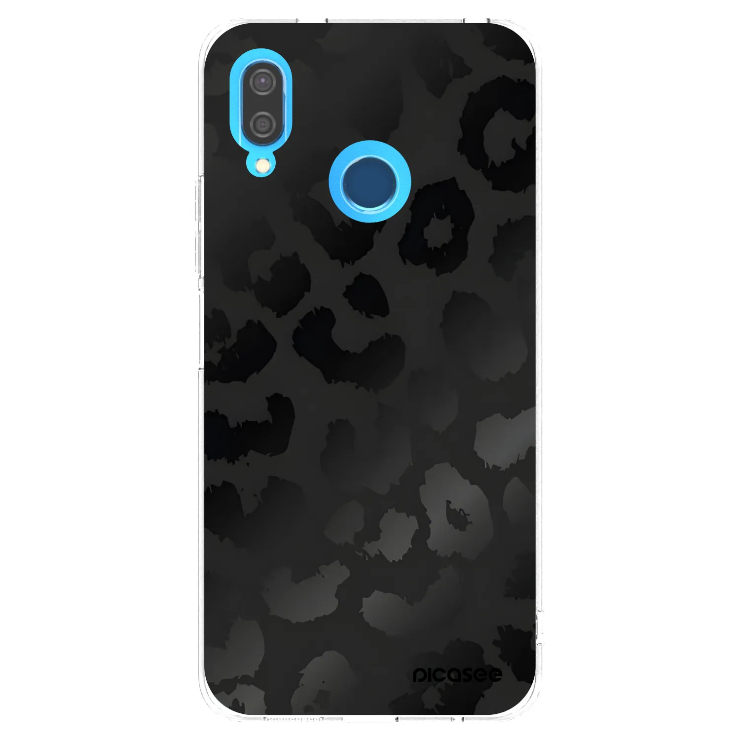Picasee silikónový prehľadný obal pre Huawei P20 Lite - Midnight Leopard
