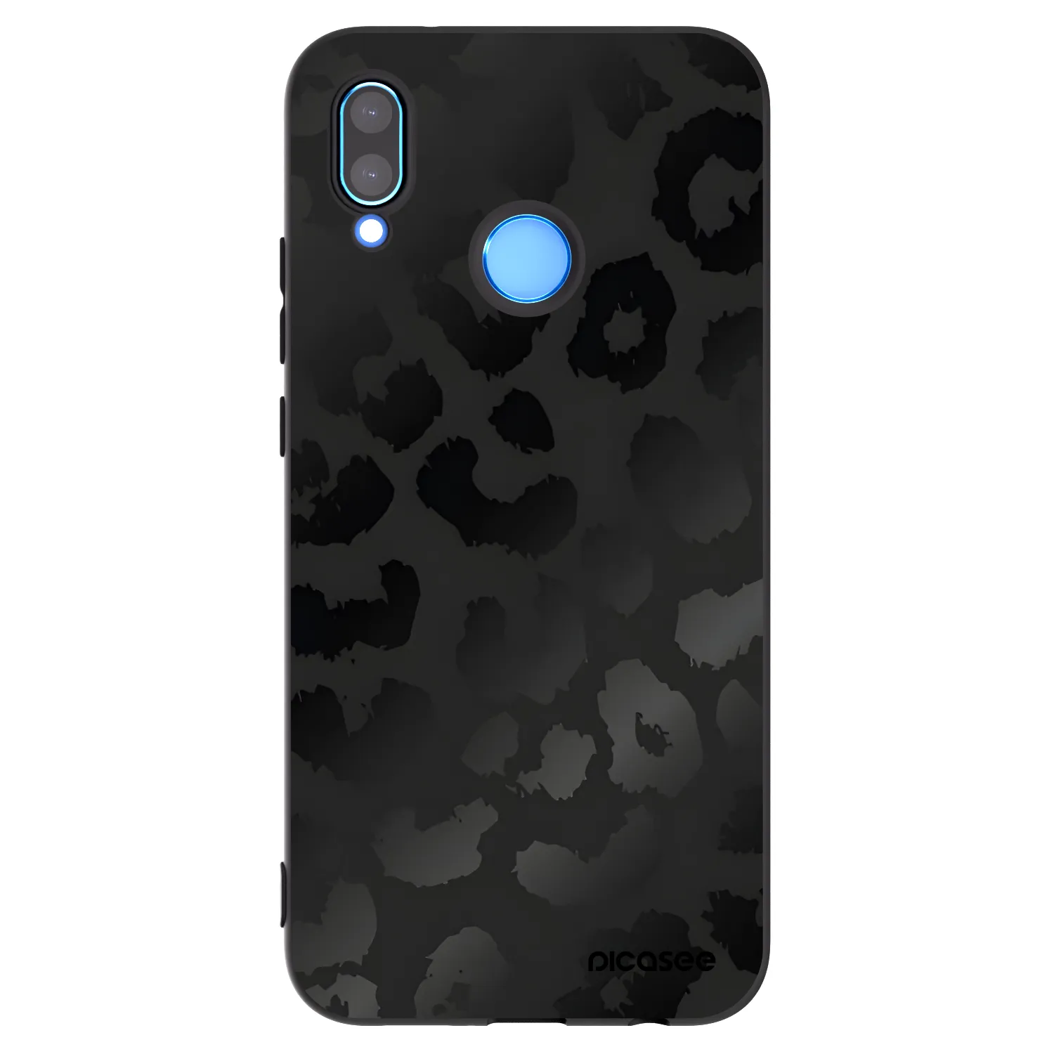 Picasee silikónový čierny obal pre Huawei P20 Lite - Midnight Leopard