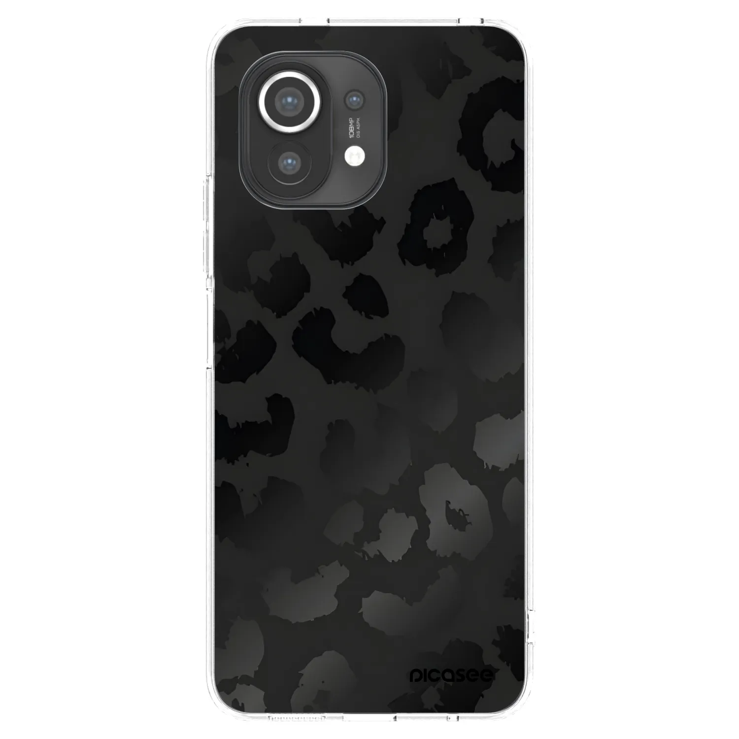 Picasee silikónový prehľadný obal pre Xiaomi Mi 11 - Midnight Leopard