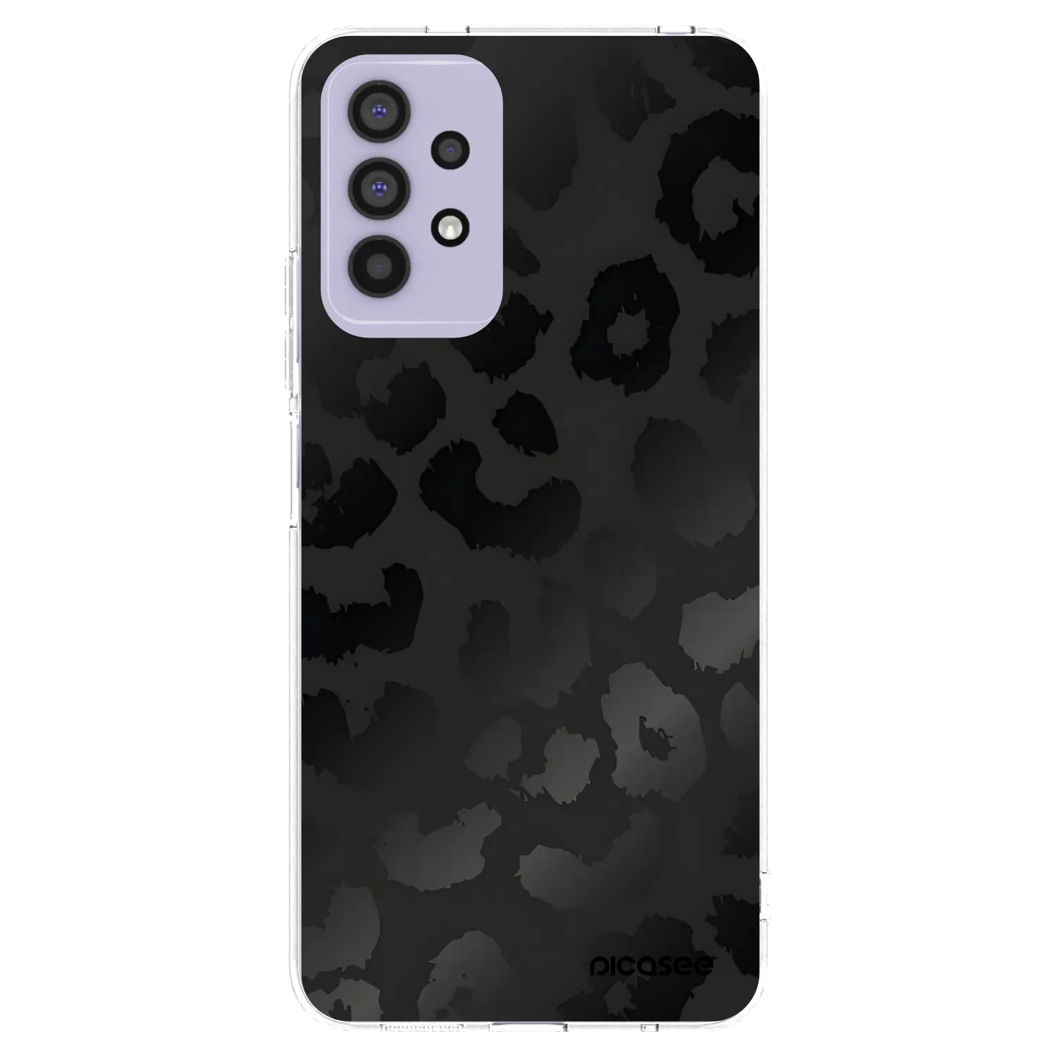 Picasee silikónový prehľadný obal pre Samsung Galaxy A32 4G SM-A325F - Midnight Leopard