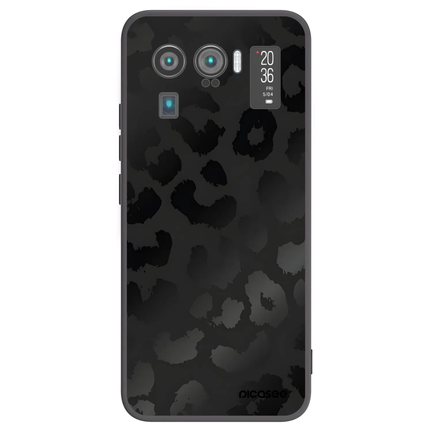 Picasee silikónový čierny obal pre Xiaomi Mi 11 Ultra - Midnight Leopard