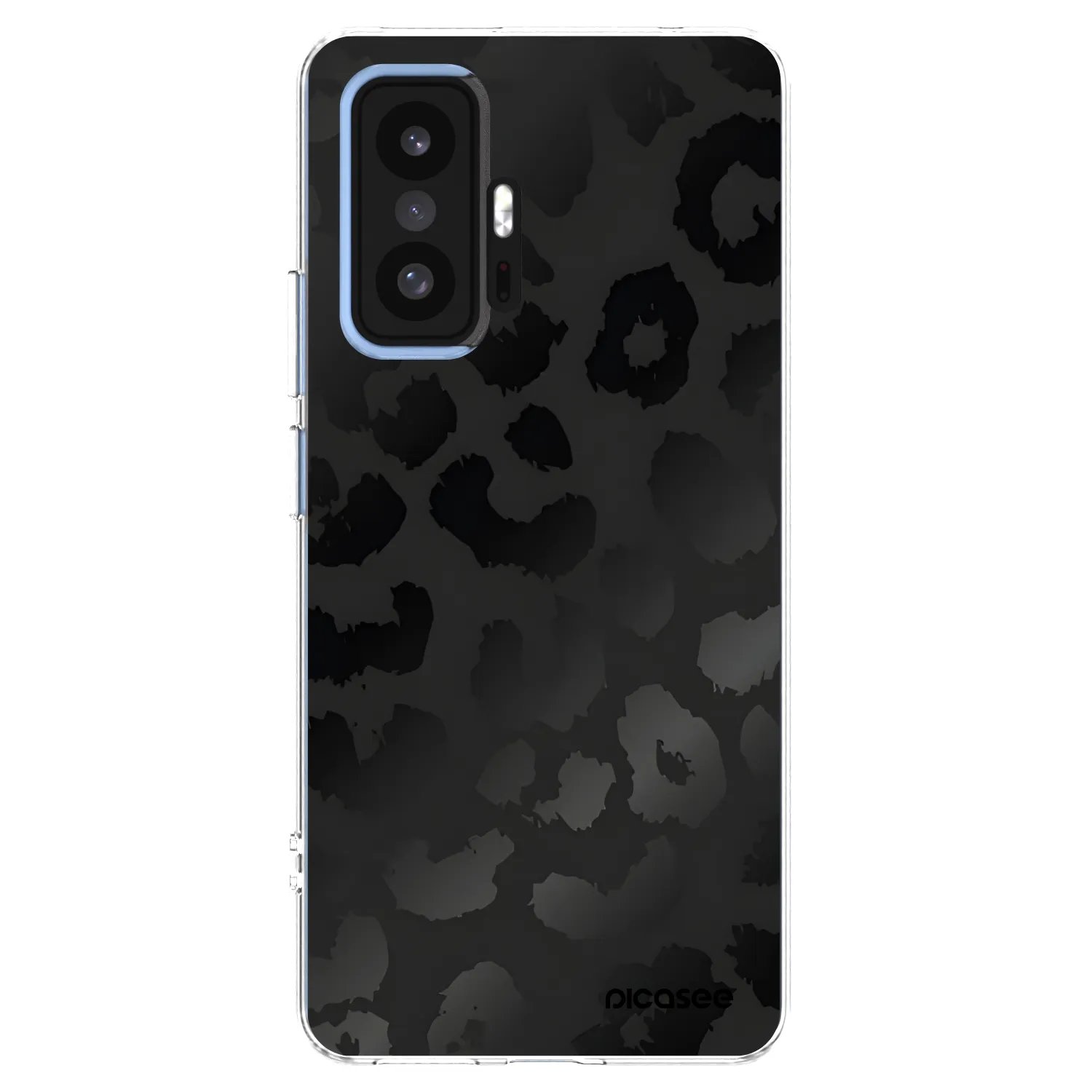 Picasee silikónový prehľadný obal pre Xiaomi 11T Pro - Midnight Leopard