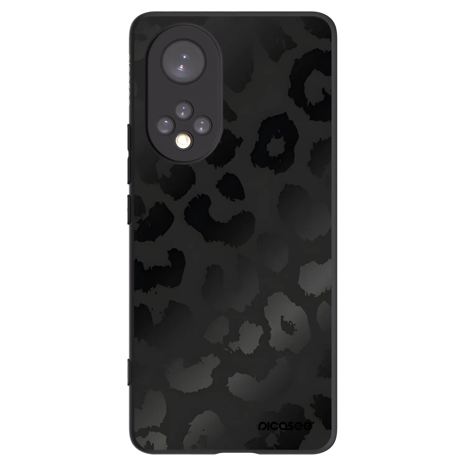 Picasee silikónový čierny obal pre Huawei Nova 9 - Midnight Leopard